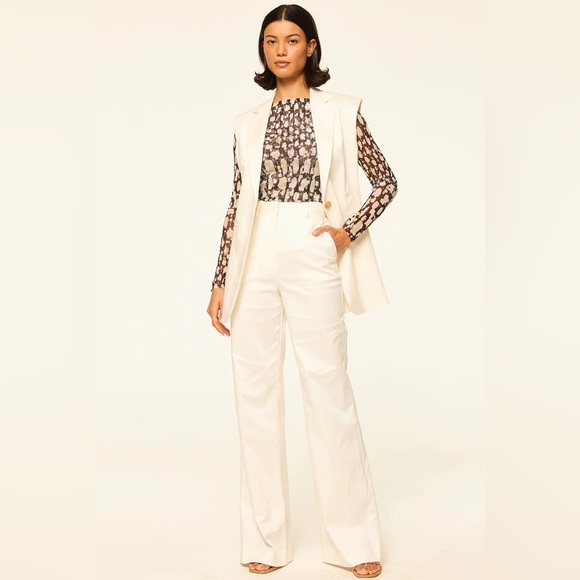 ⚡️NWT⚡️Misa Cream Juno Pants - Picture 4 of 16